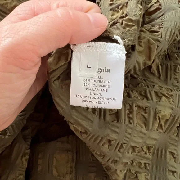 NWT Cult Gaia Green MIDI Dress sz L - Picture 4 of 5